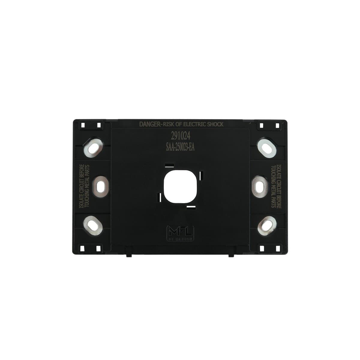 MFL Forge Modern 1 Gang Grid Plate Only in Black-img-4