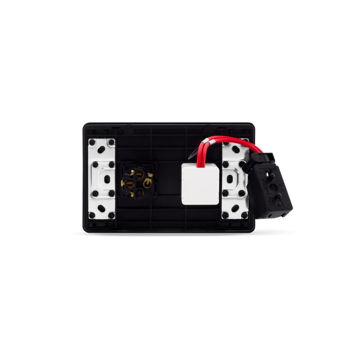MFL Forge Modern 2 Gang Grid Plate Only in Black-img-6