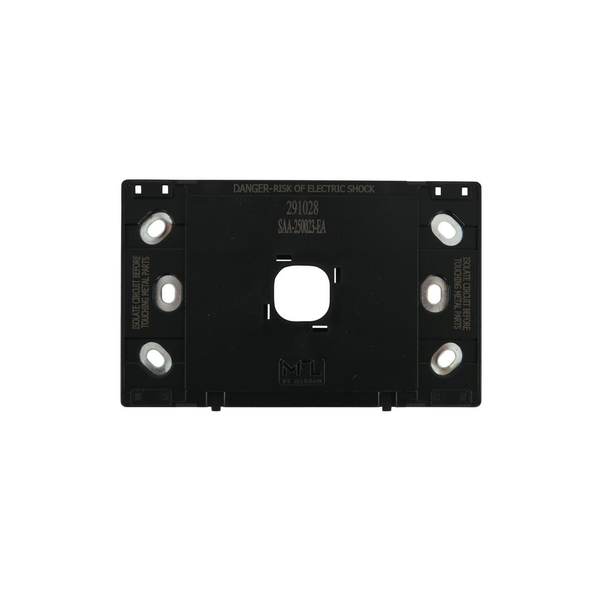 MFL Forge Modern 1 Gang Grid Plate Only in Brass-img-4