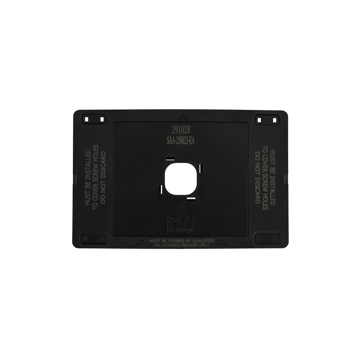 MFL Forge Modern 1 Gang Grid Plate Only in Brass-img-5