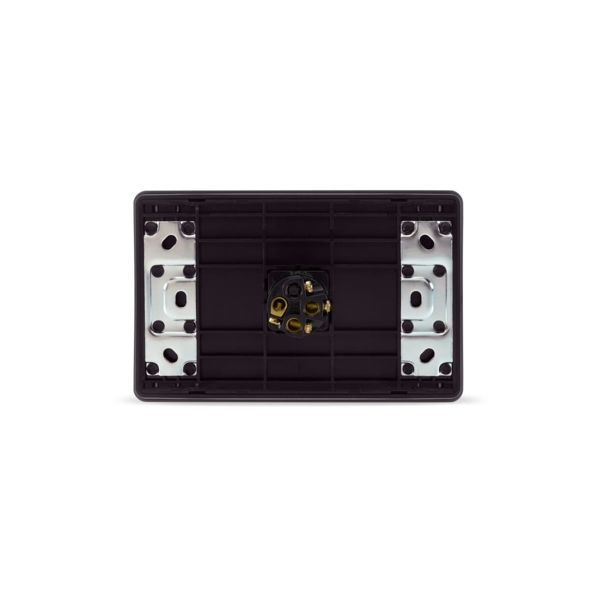 MFL Forge Modern 1 Gang Grid Plate Only in Aged Nickel-img-3