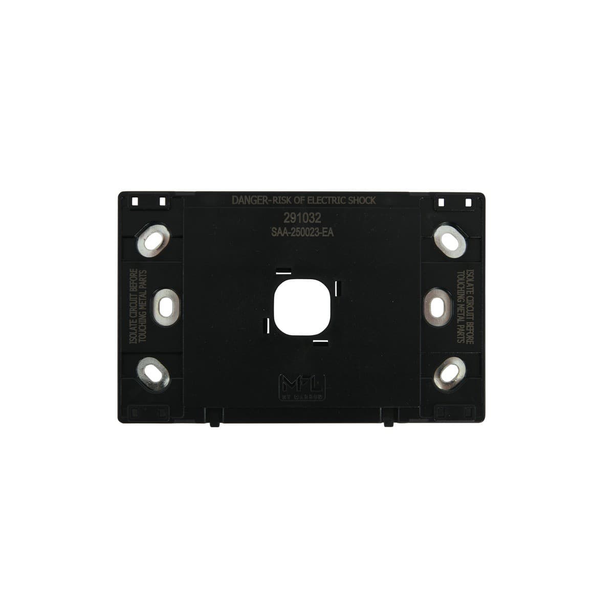 MFL Forge Modern 1 Gang Grid Plate Only in Aged Nickel-img-5