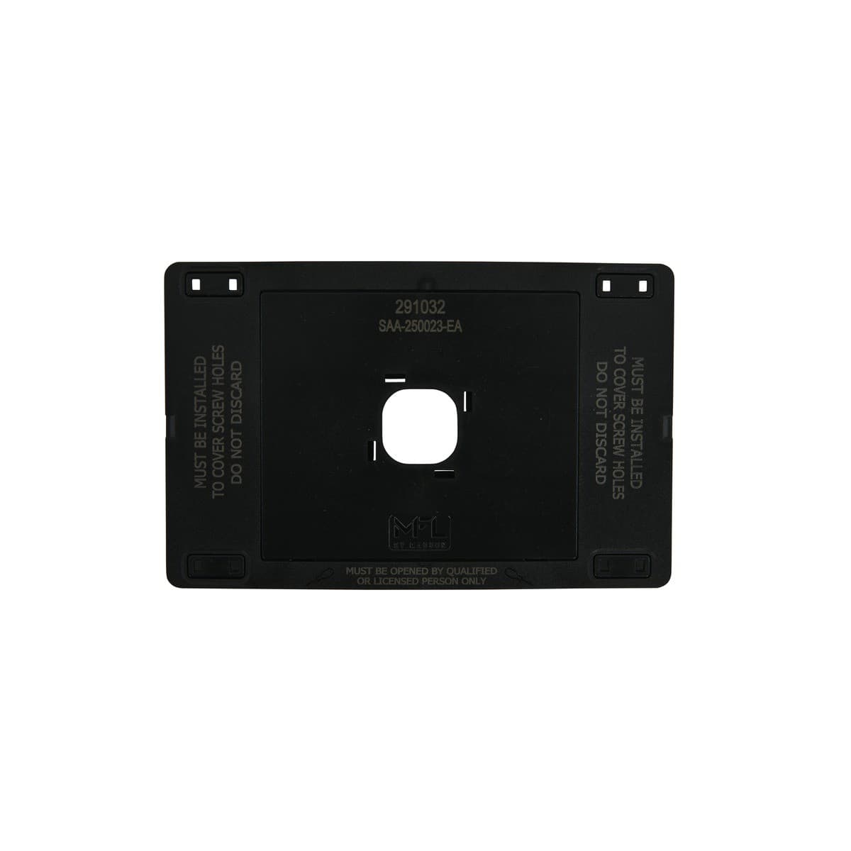 MFL Forge Modern 1 Gang Grid Plate Only in Aged Nickel-img-6