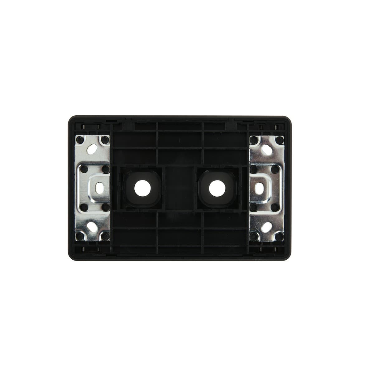 MFL Forge Modern 2 Gang Grid Plate Only in Aged Nickel-img-4