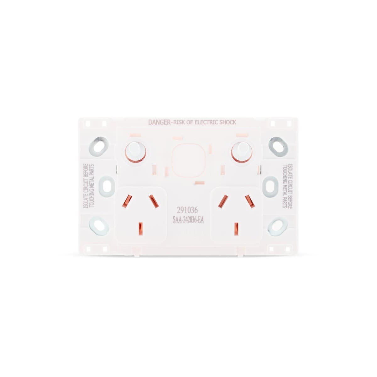 MFL Forge Modern Twin GPO in White-img-3
