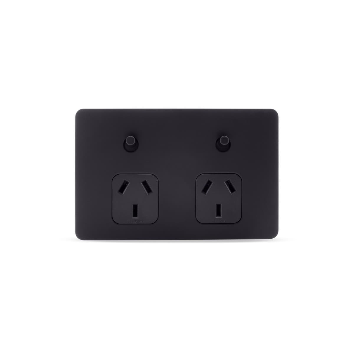 MFL Forge Modern Twin GPO in Black-img-1