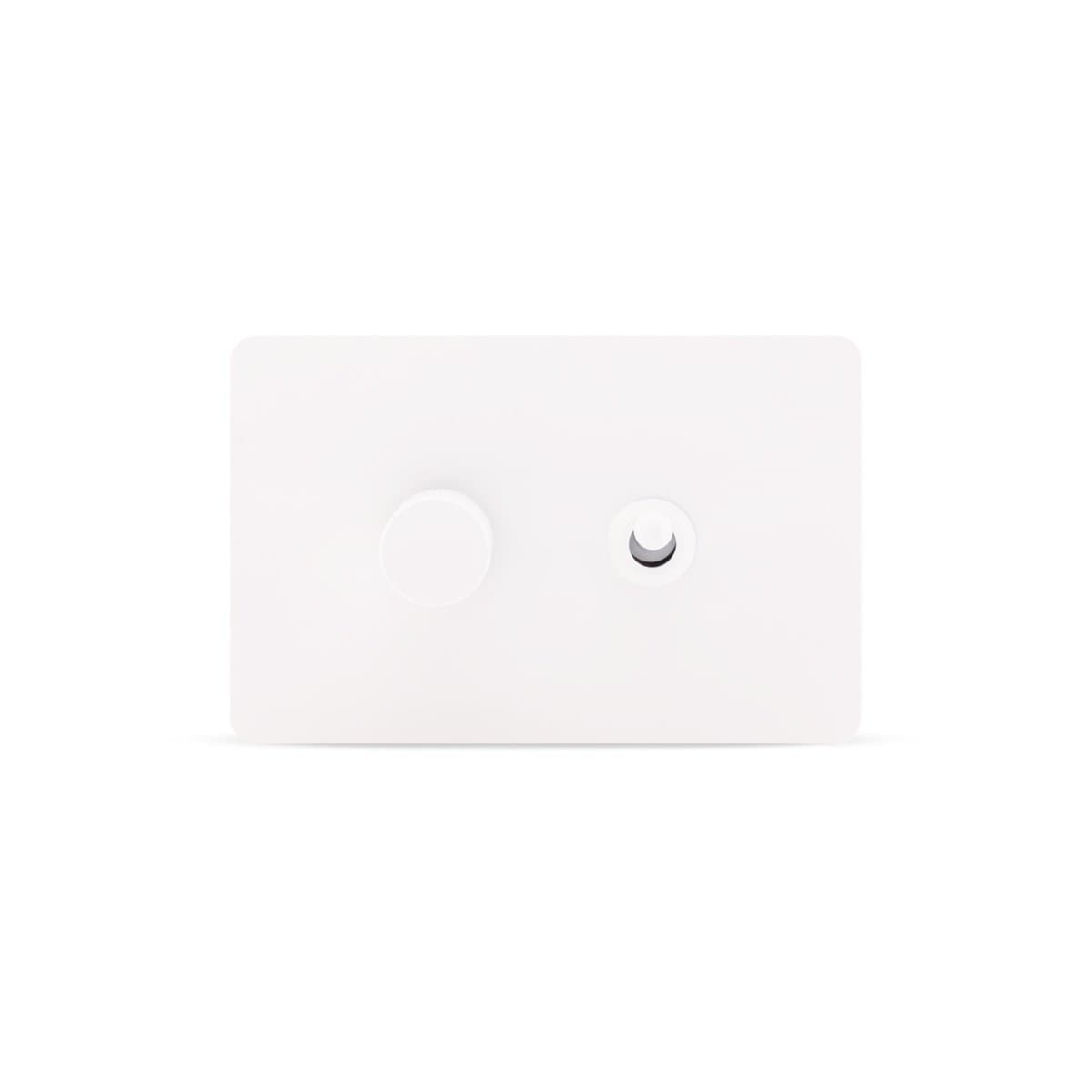 MFL Forge Heritage 2 Gang Grid Plate Only in White-img-4