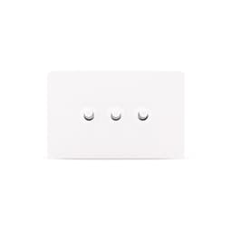 MFL Forge Heritage 3 Gang Grid Plate Only in White