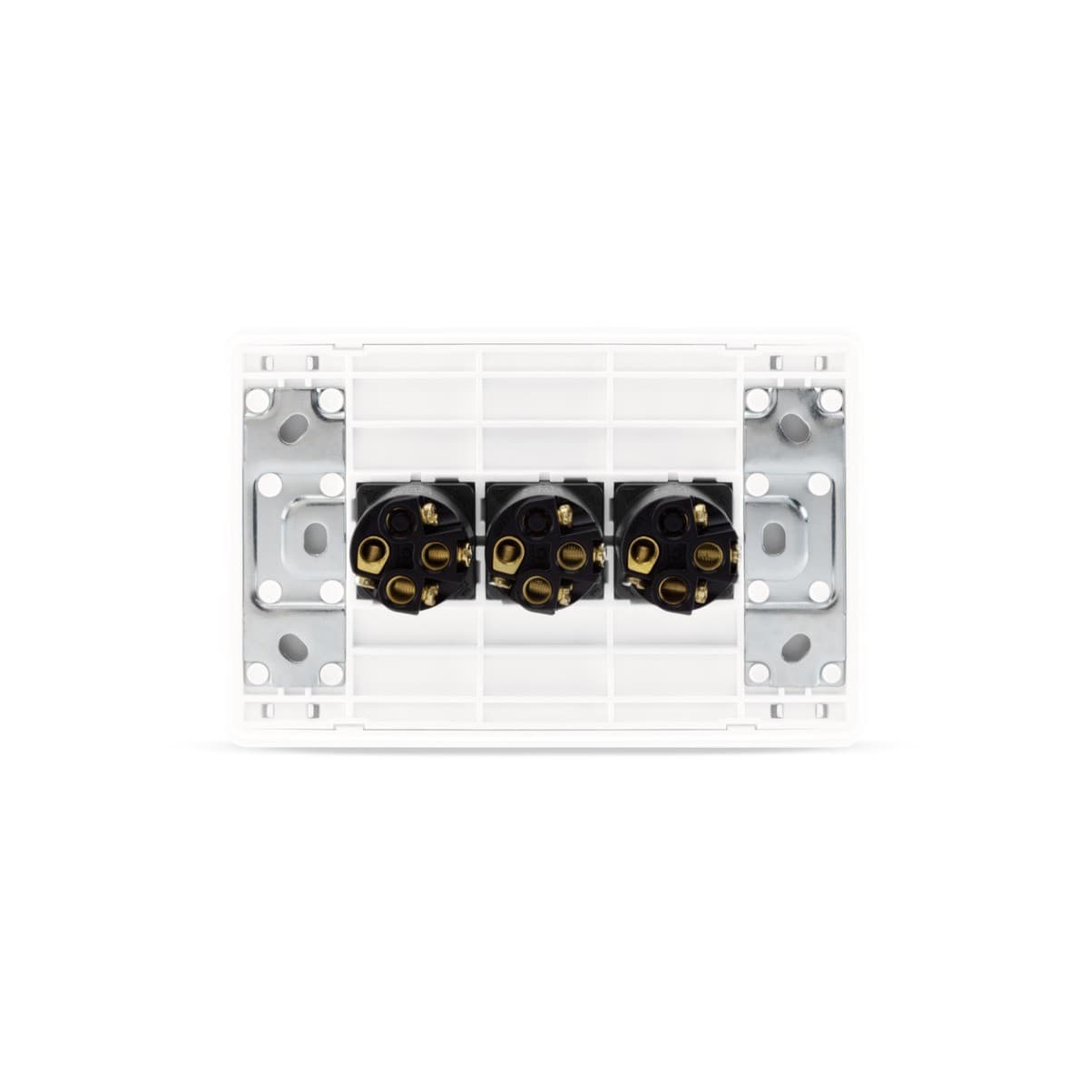 MFL Forge Heritage 3 Gang Grid Plate Only in White-img-3