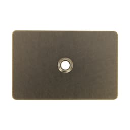 MFL Forge Heritage 1 Gang Grid Plate Only in Antique Brass