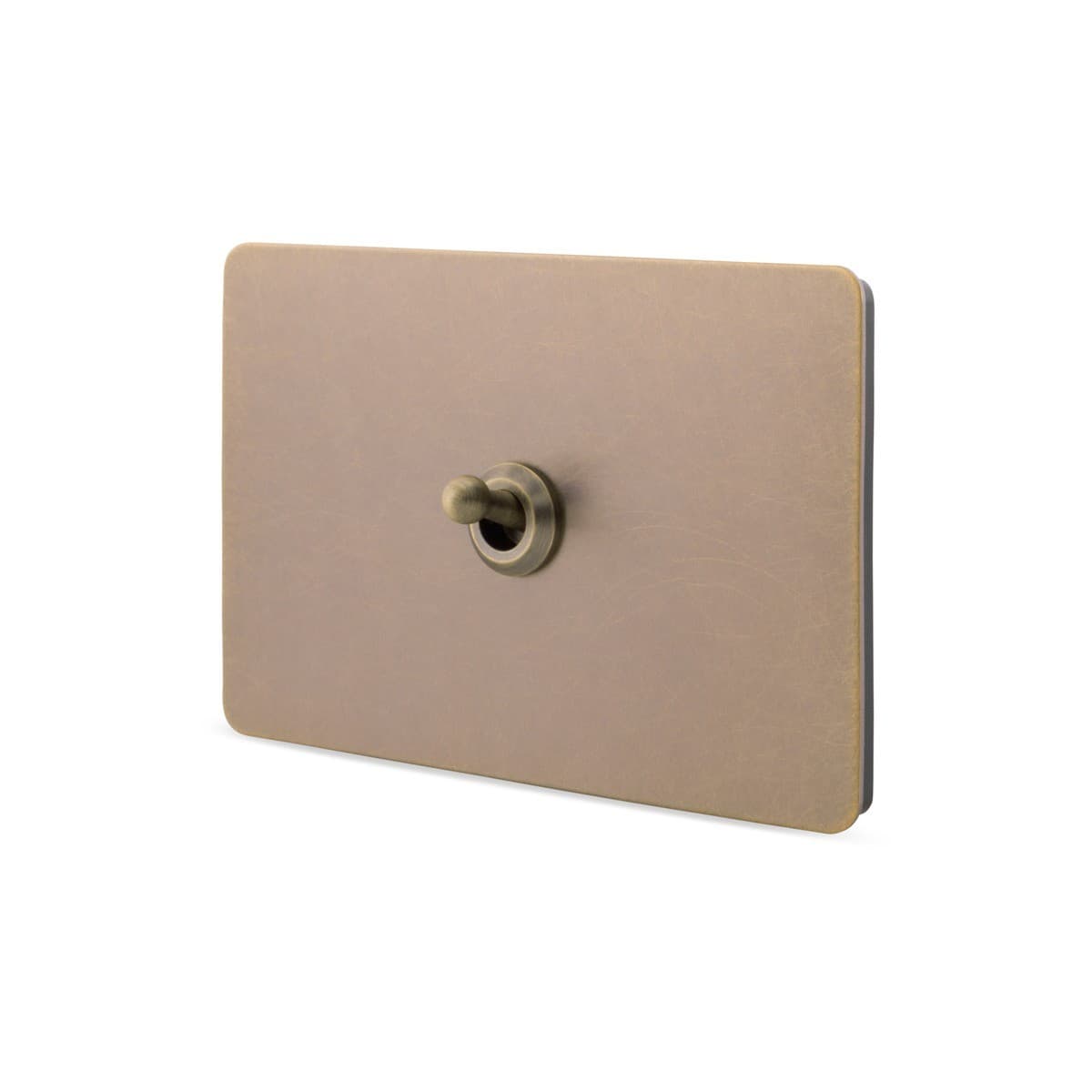 MFL Forge Heritage 1 Gang Grid Plate Only in Antique Brass-img-2