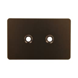MFL Forge Heritage 2 Gang Grid Plate Only in Bronze