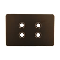 MFL Forge Heritage 4 Gang Grid Plate Only in Bronze