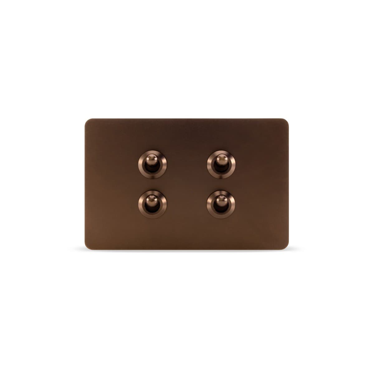 MFL Forge Heritage 4 Gang Grid Plate Only in Bronze-img-1