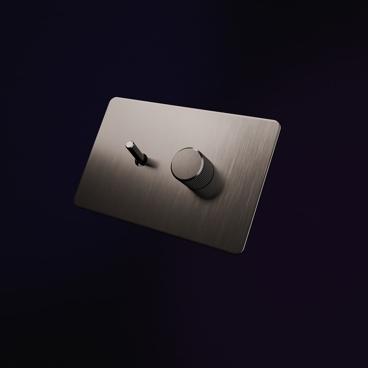 MFL Forge Textured Dimmer Detail Only in Aged Nickel-img-6