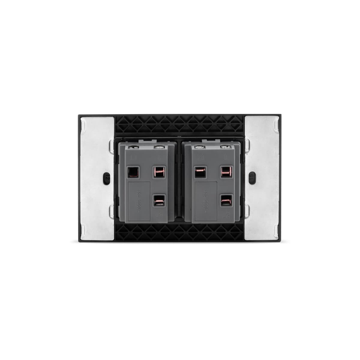 MFL Axis 2 Gang Switch in Black-img-3