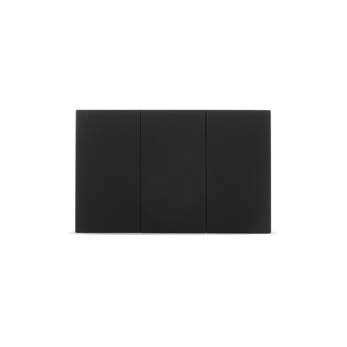 MFL Axis 3 Gang Switch in Black-img-1