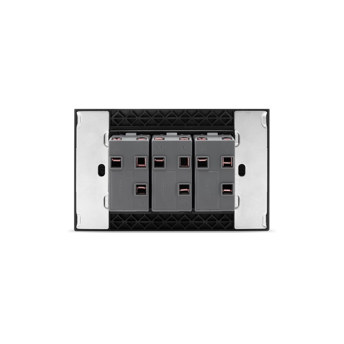 MFL Axis 3 Gang Switch in Black-img-3