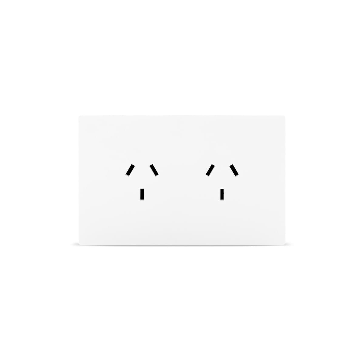 MFL Axis Twin GPO in White-img-1