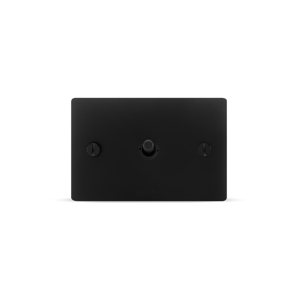 Buster + Punch V2 1 Gang Switch in Black-img-1