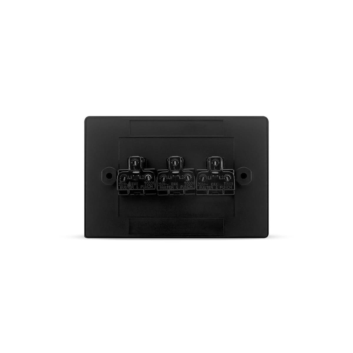 Buster + Punch V2 3 Gang Switch in Black-img-2