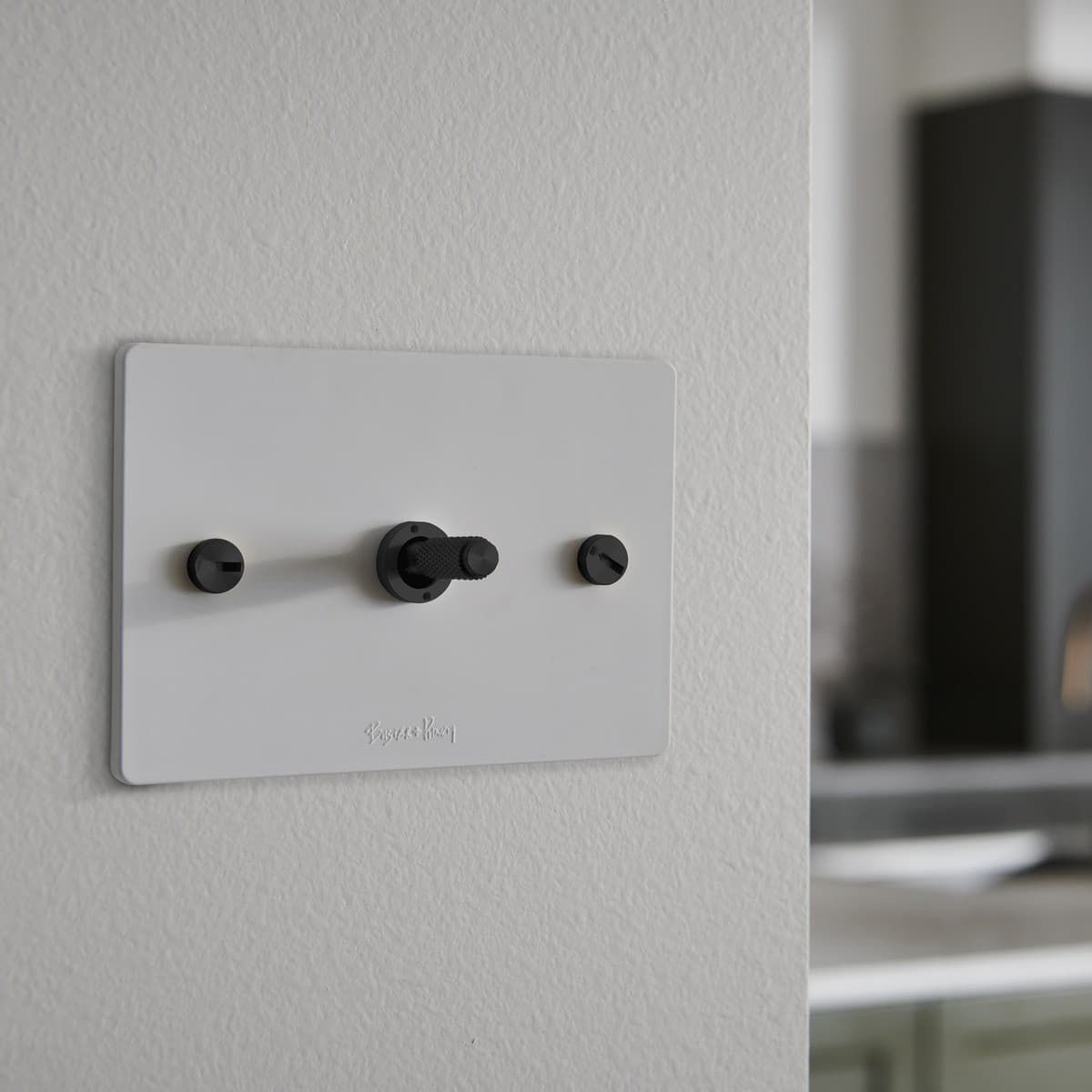 Buster + Punch V2 1 Gang Switch in White-img-4