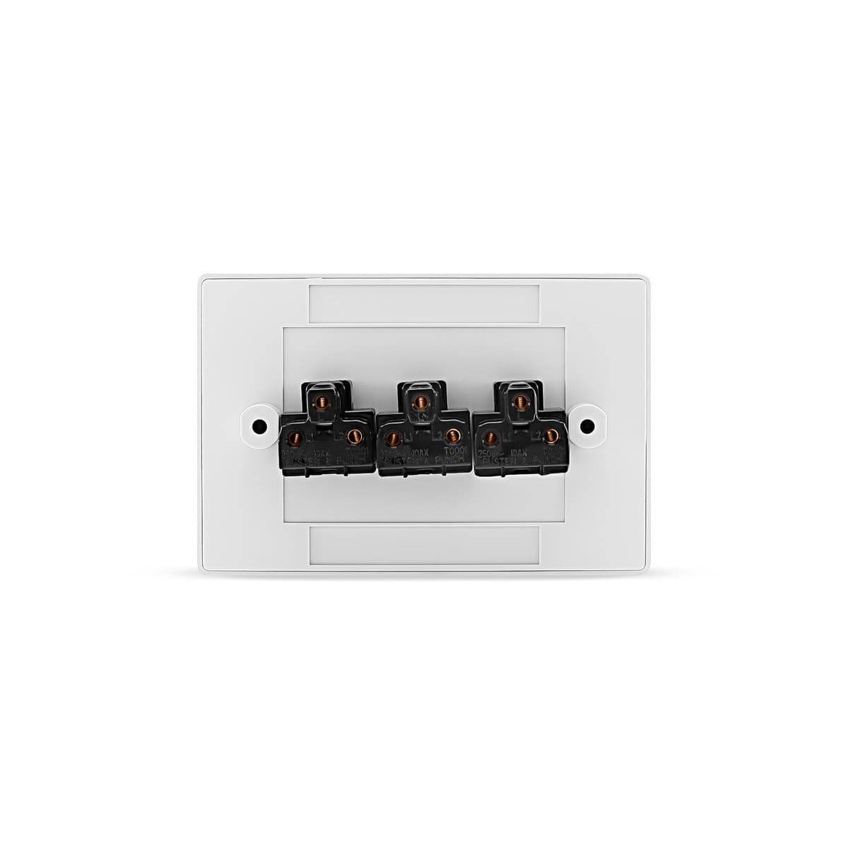 Buster + Punch V2 3 Gang Switch in White-img-2