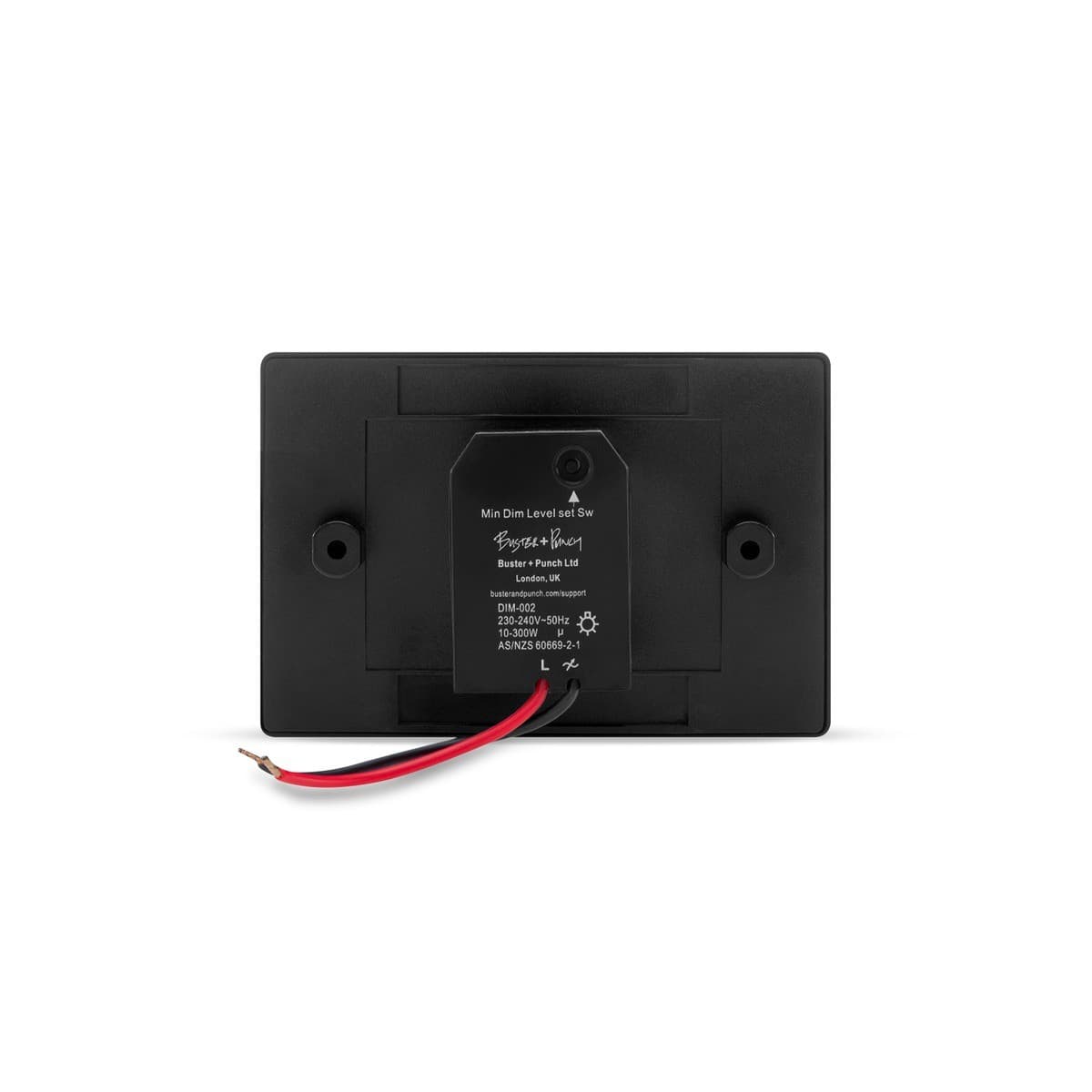 Buster + Punch V2 1 Gang Dimmer in Black-img-3