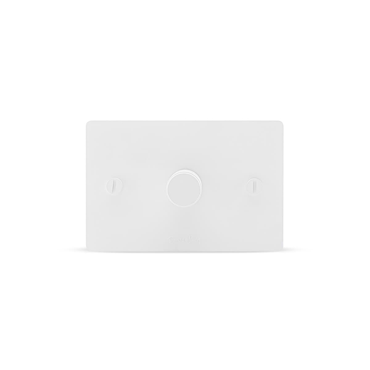 Buster + Punch V2 1 Gang Dimmer in White-img-1