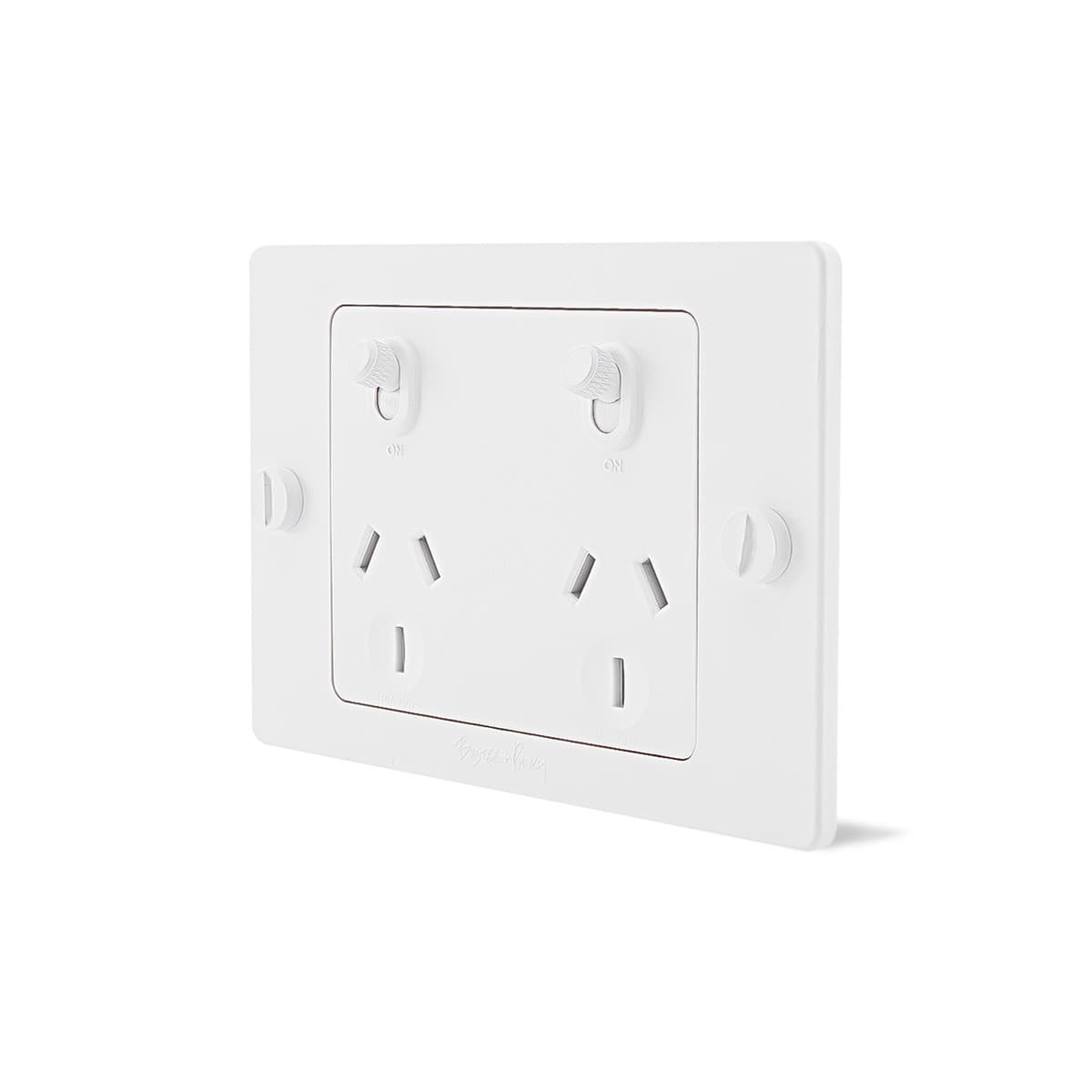 Buster + Punch V2 Double GPO in White-img-2