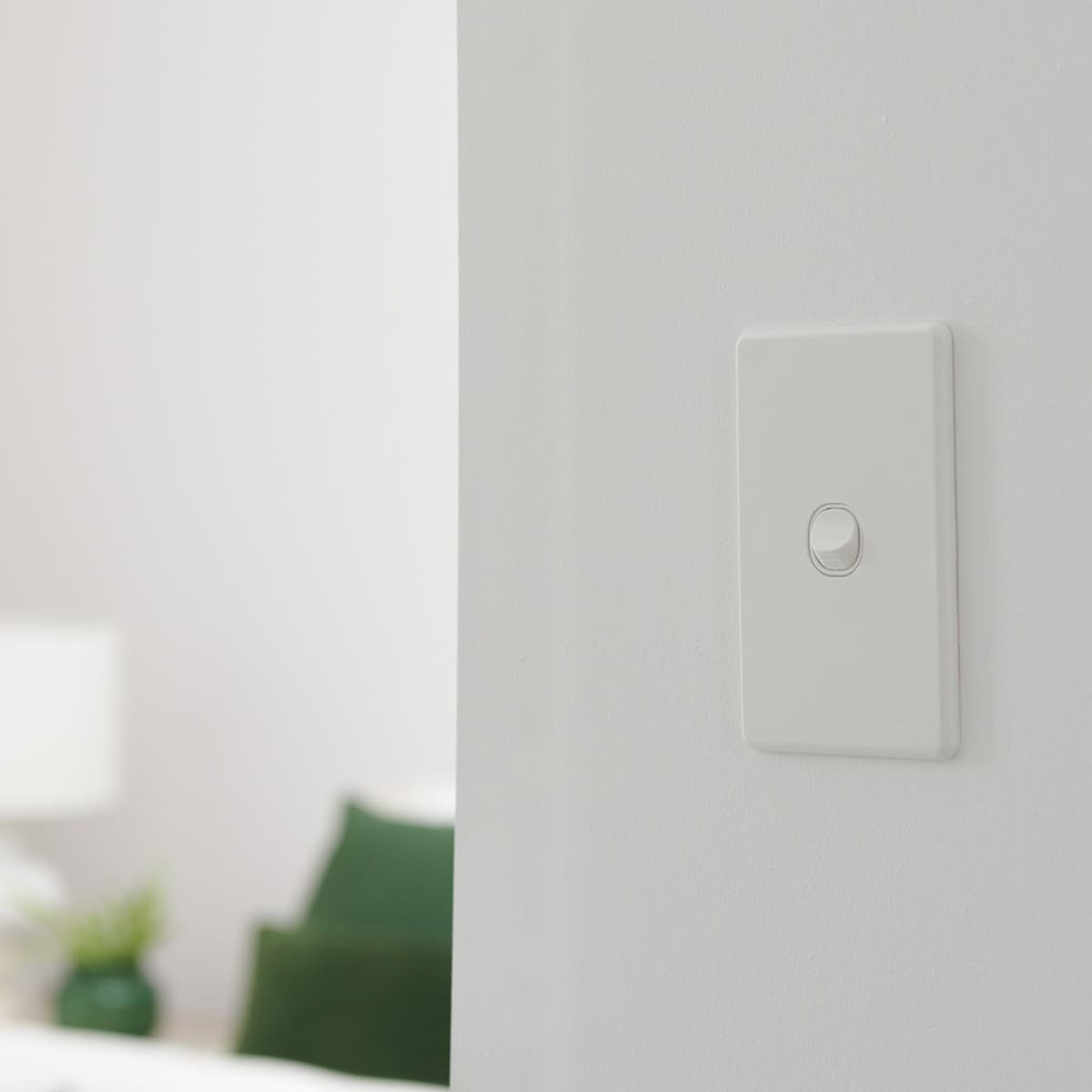 Lucci Power Quantum 1 Gang Switch Only in Matte White-img-4