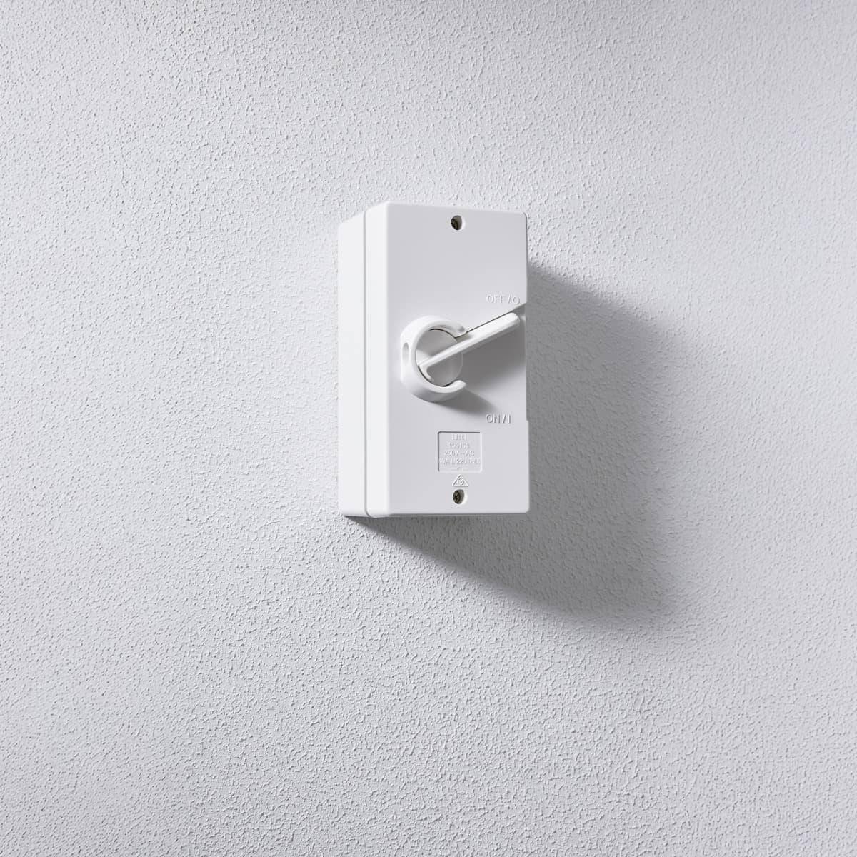 Lucci Power WP 40A Isolator 1 Pole Swtich in White-img-3