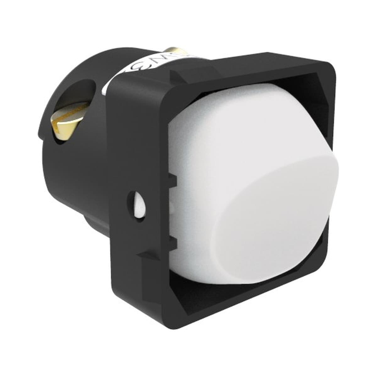 Lucci Power Switch 35A Mechanism Only in Matte White-img-1