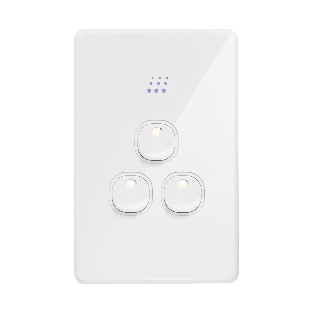 Powermesh 3 Gang Switch in White-img-1