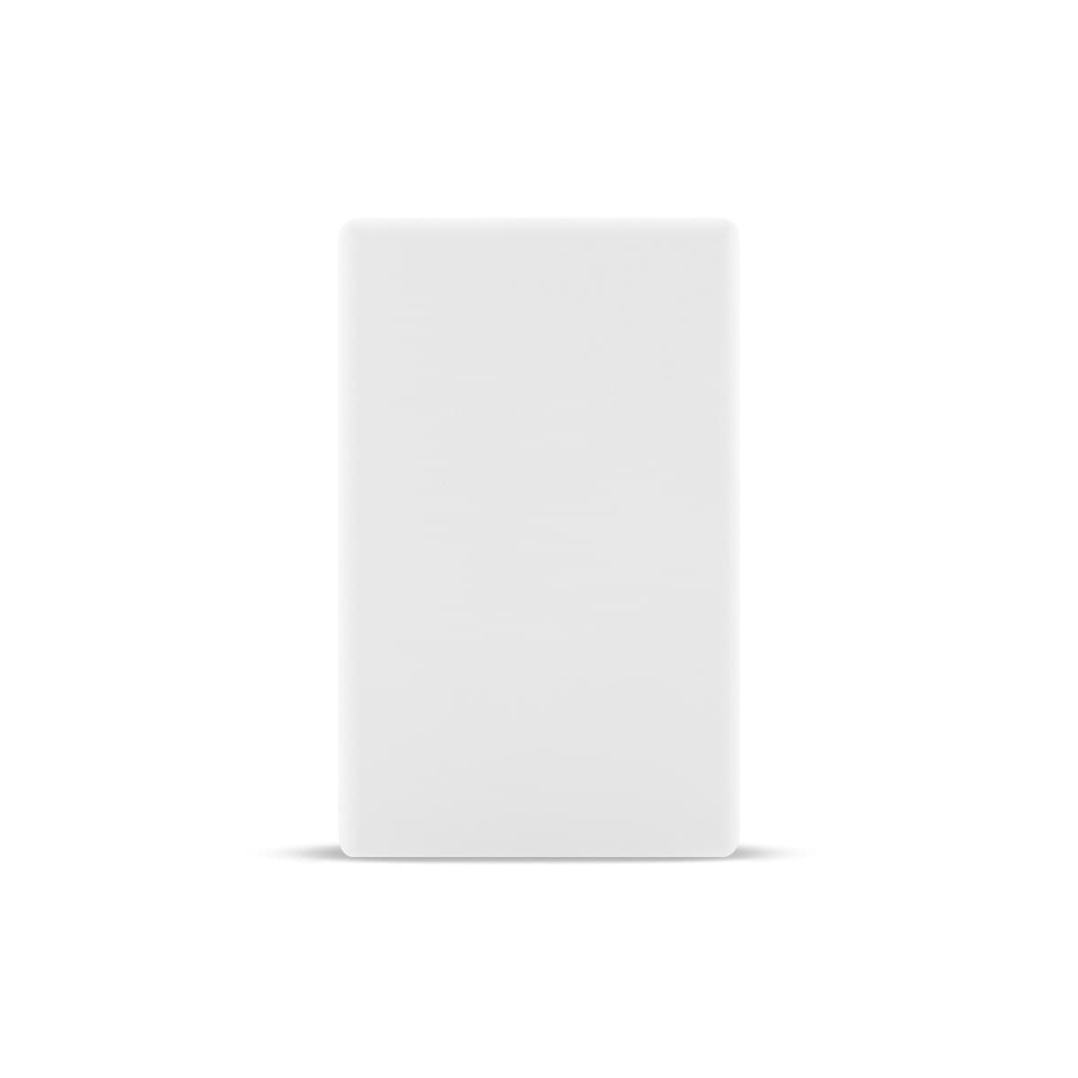 Lucci Power Gravity Blank Face Plate in Matte White-img-2