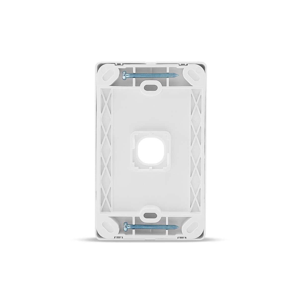 Lucci Power Gravity 1 Gang Plate Only in Matte White-img-3