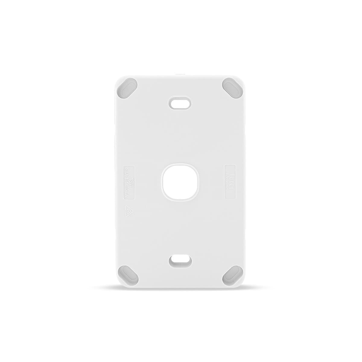 Lucci Power Gravity 1 Gang Plate Only in Matte White-img-4