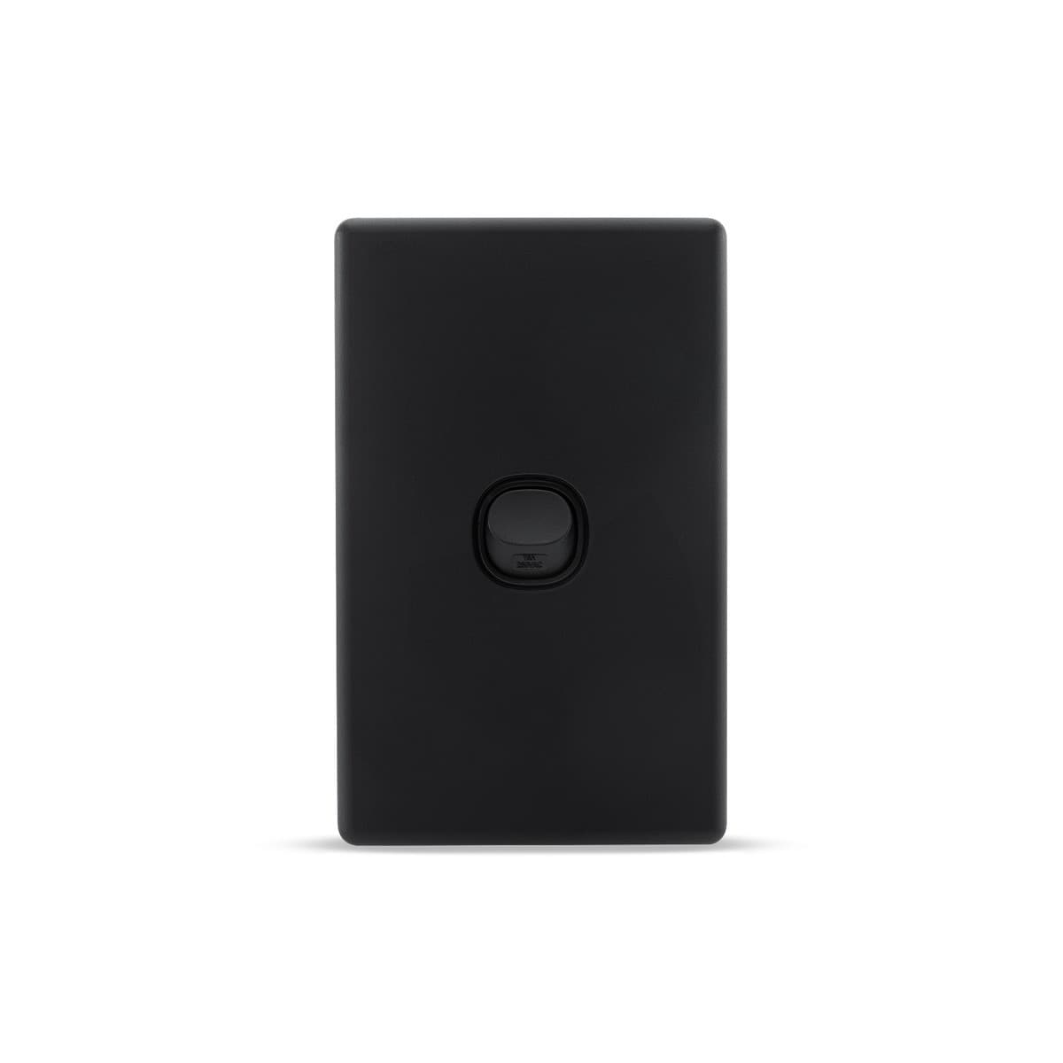 Lucci Power Gravity 1 Gang Switch in Matte Black-img-1