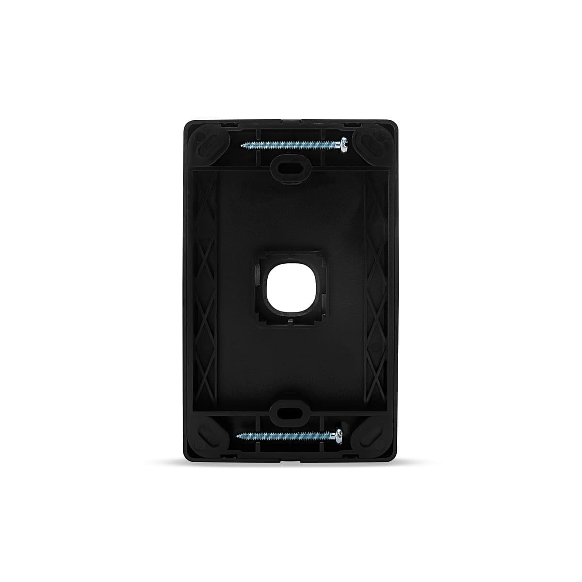 Lucci Power Gravity 1 Gang Plate Only in Matte Black-img-3