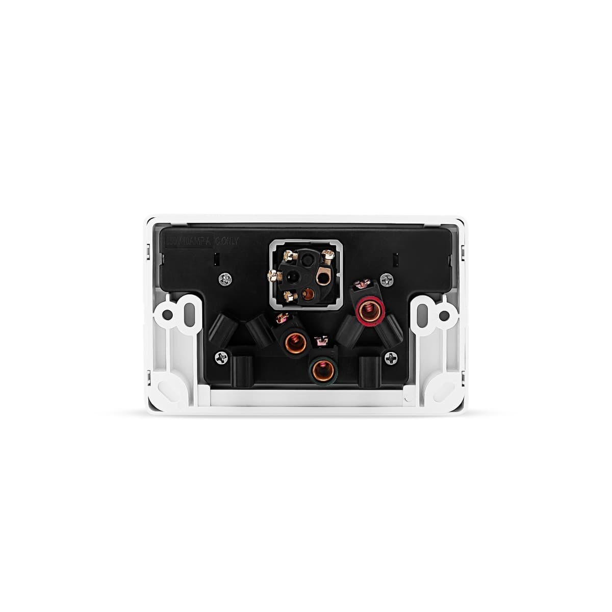 Lucci Power Gravity Twin 10A GPO with Extra Switch in Matte White-img-3