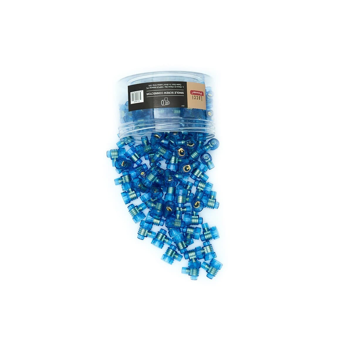 Lucci Power Single Screw Connectors, 100 Pieces