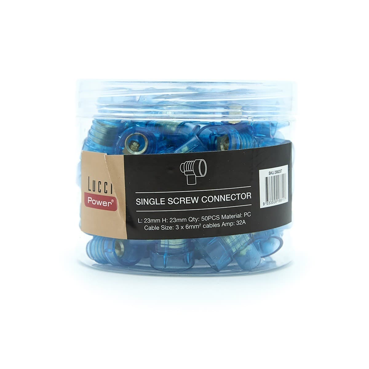 Lucci Power Single Screw Connectors, 50 Pieces-img-1