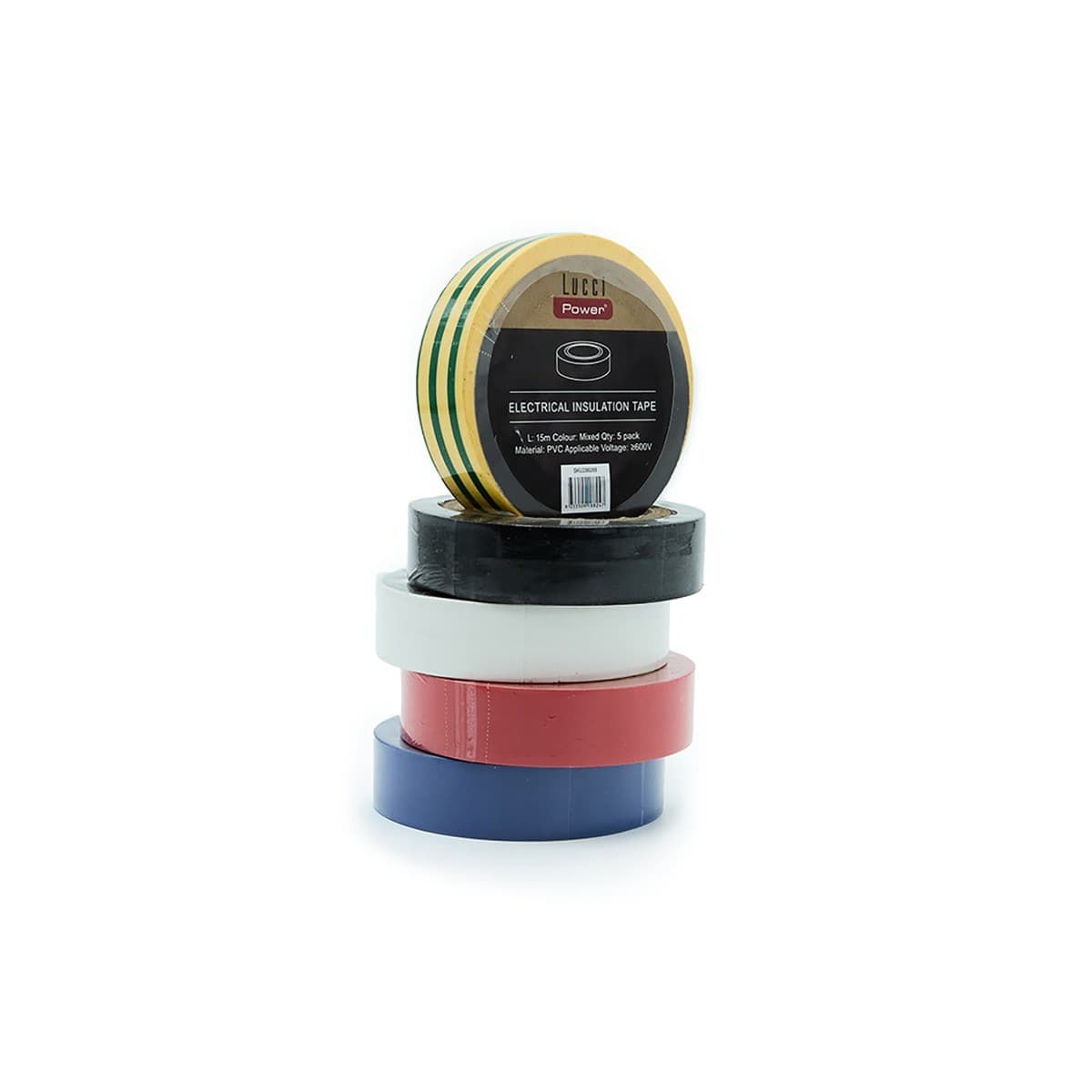 Lucci Power Electrical Tape, 5 Pieces