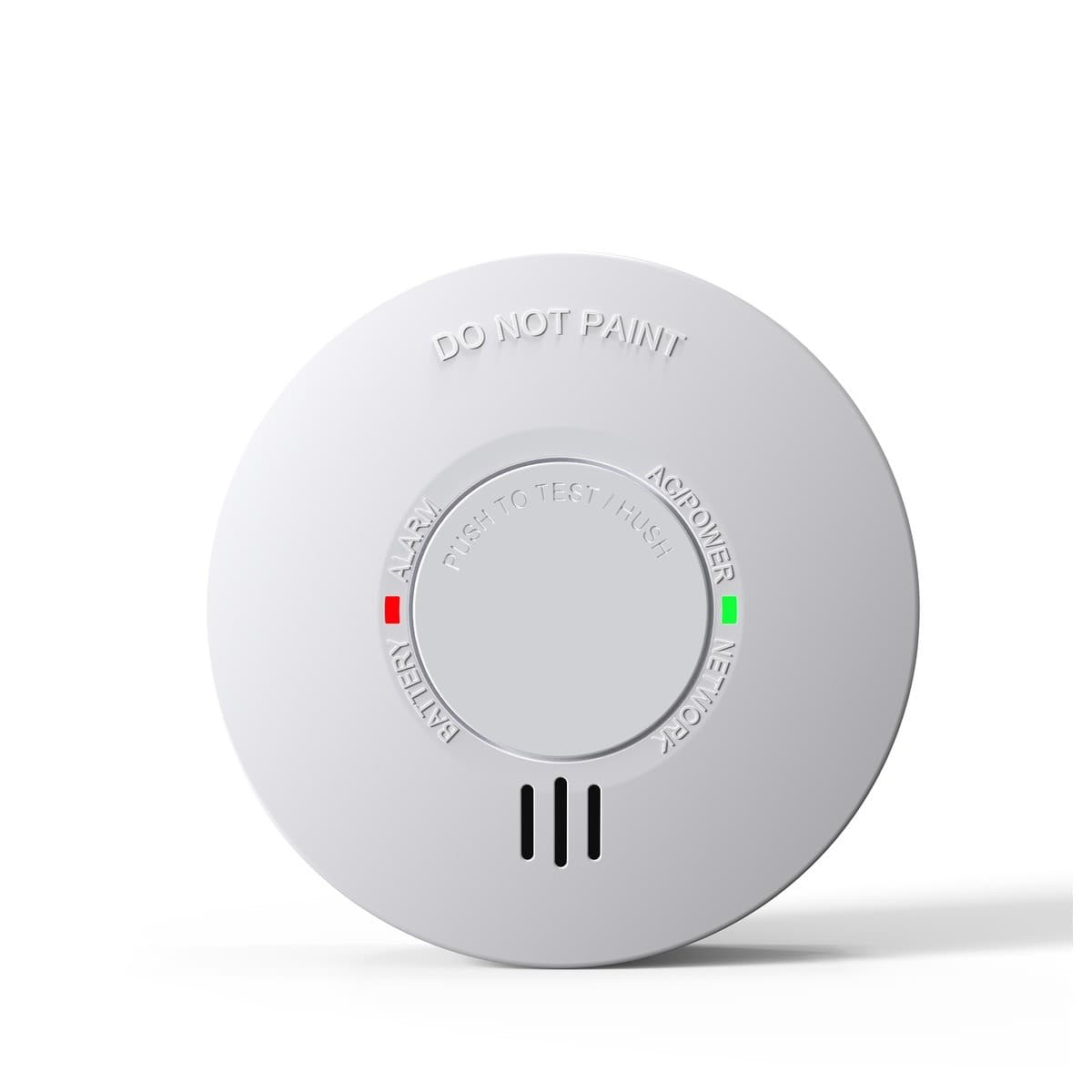 Lucci Power 240V Photoelectric Smoke Alarm in White-img-1