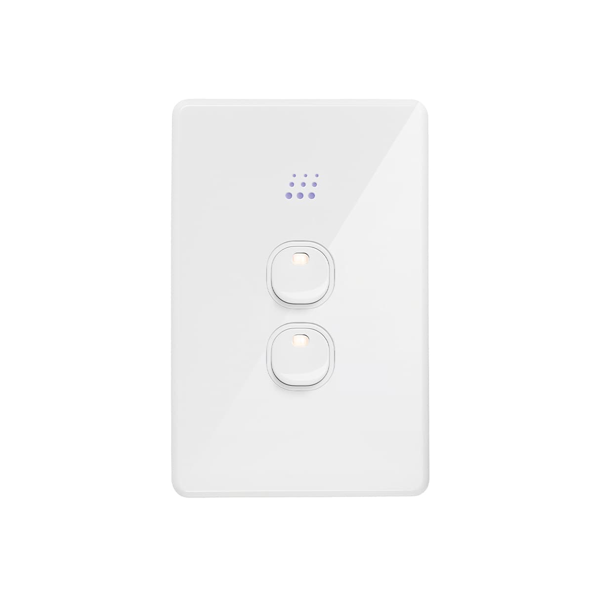 Powermesh 2 Gang Multi Dimmer Switch in White-img-1