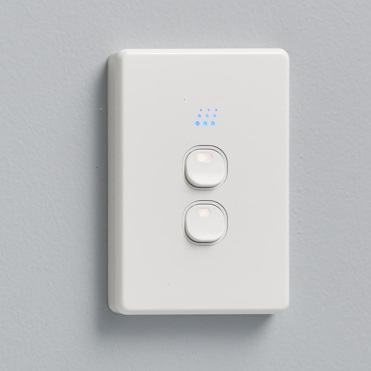 Powermesh 2 Gang Multi Dimmer Switch in White-img-2