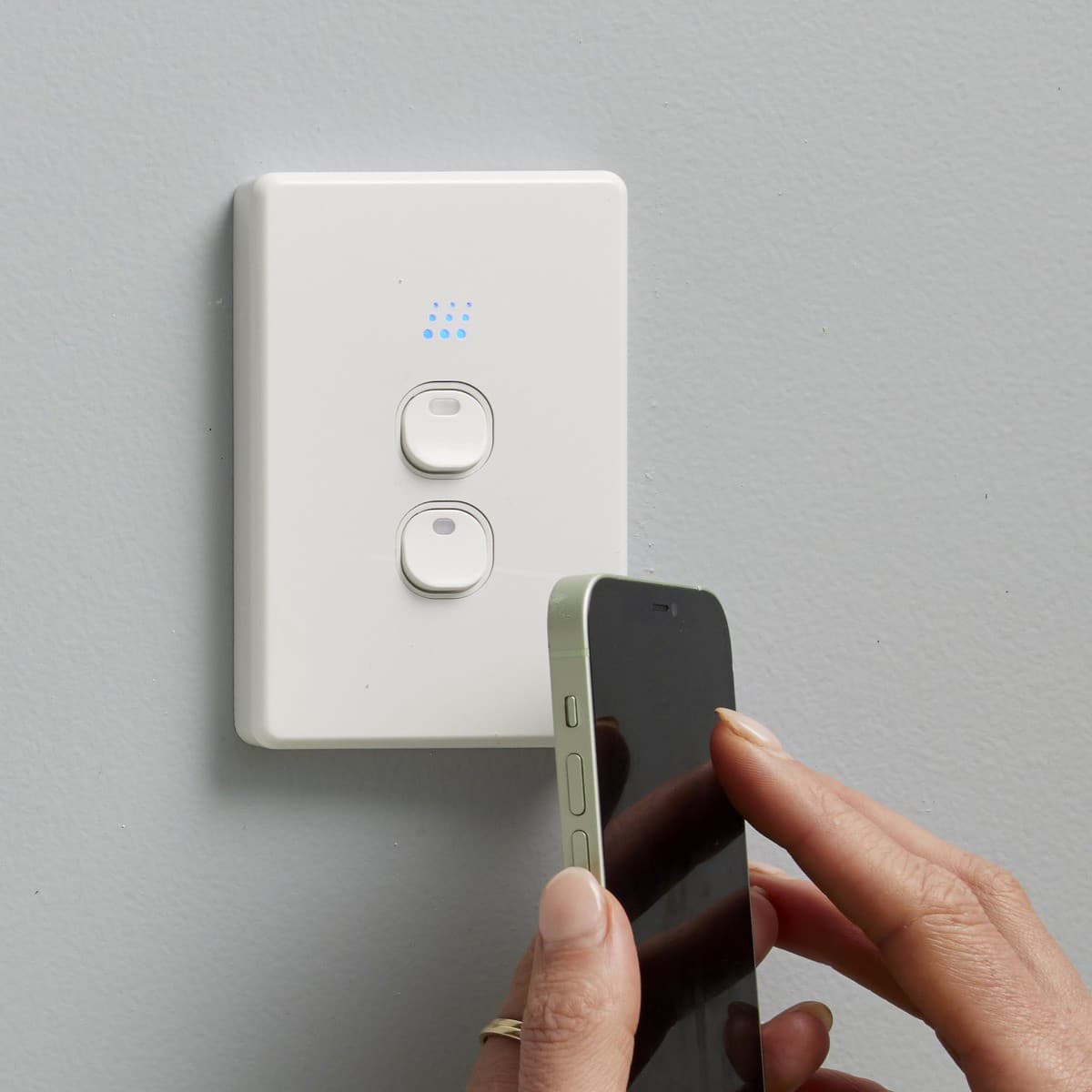 Powermesh 2 Gang Multi Dimmer Switch in White-img-3