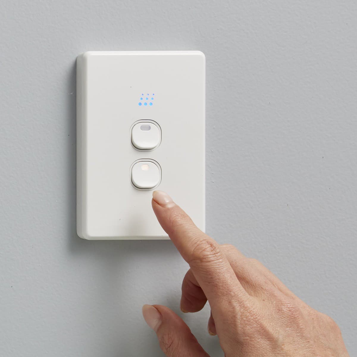 Powermesh 2 Gang Multi Dimmer Switch in White-img-4