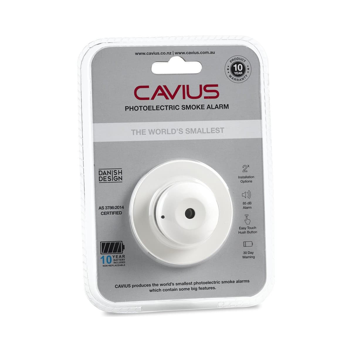 Cavius Nano Photoelectric Smoke Alarm in White-img-3