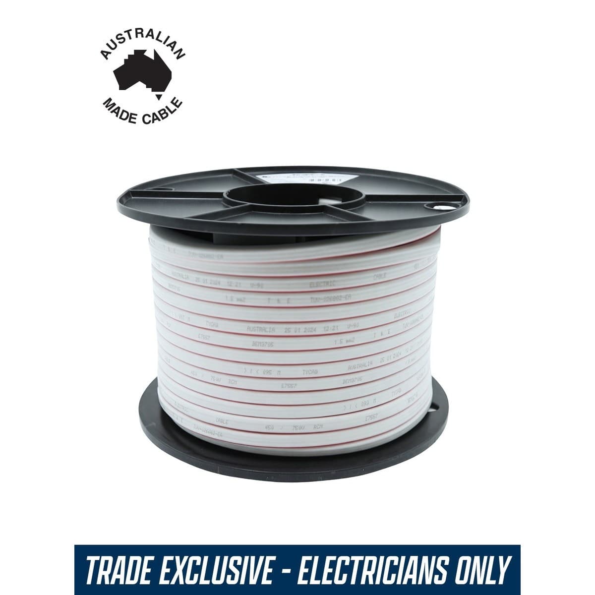 Cable 1.5mm Twin + Earth 100m Drum